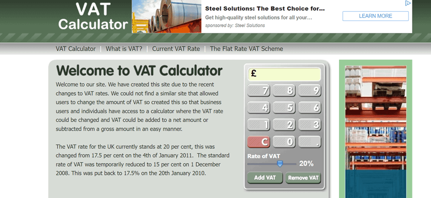 VATcalculator.